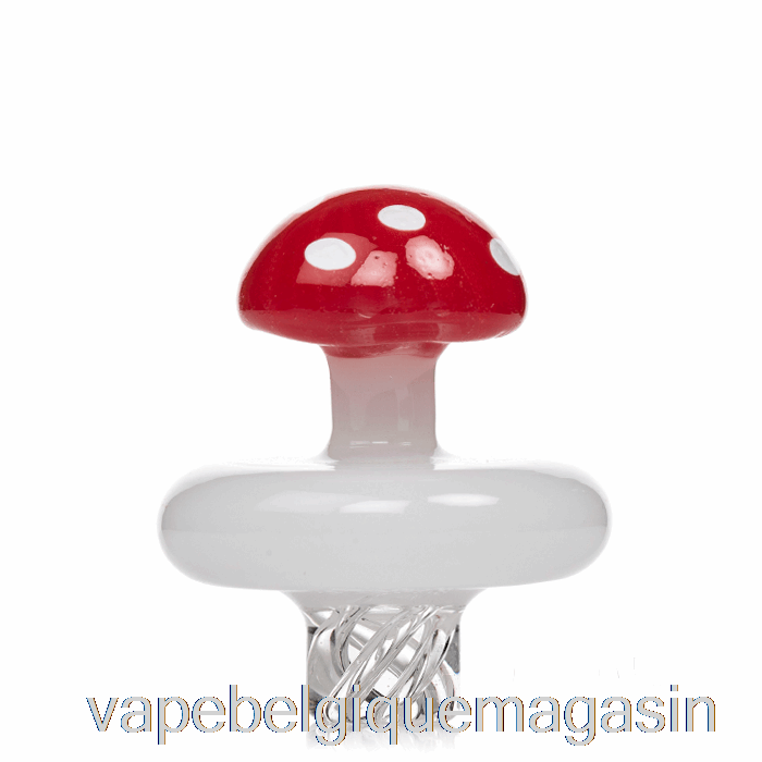 Vape Jus Mj Arsenal Champignon Spinner Carb Cap Rouge Blanc